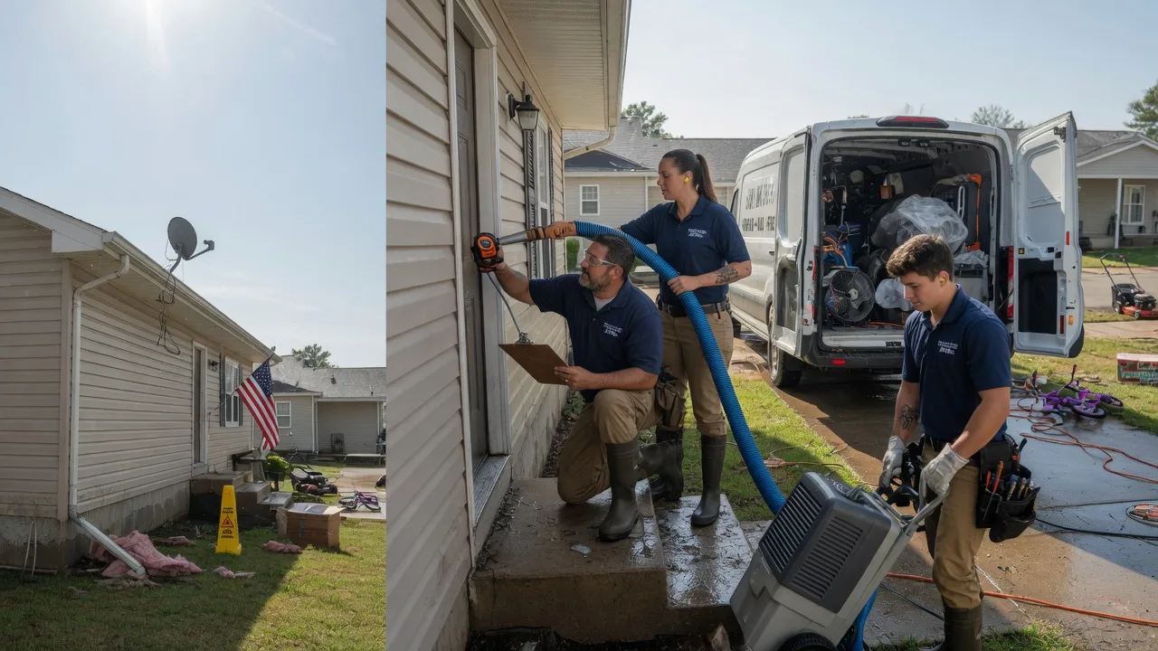 Ceiling Water Damage Restoration in Cumberland Furnace, TN near me